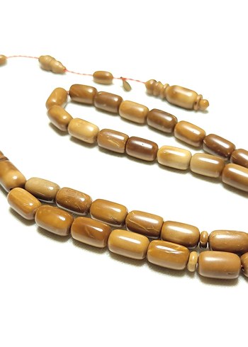 10 ADET USTA İŞİ KUKA TESBİH KAPSÜL 7x11 MM. - Görsel 8