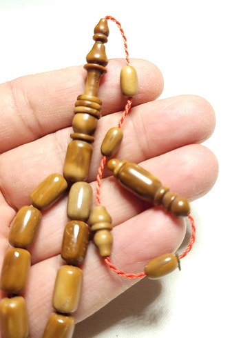 10 ADET USTA İŞİ KUKA TESBİH KAPSÜL 7x11 MM. - Görsel 9