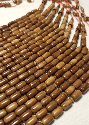 10 ADET USTA İŞİ KUKA TESBİH KAPSÜL 7x11 MM. - Görsel 2