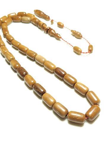 10 ADET USTA İŞİ KUKA TESBİH KAPSÜL 7x11 MM. - Görsel 7