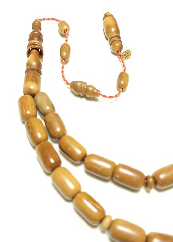 10 ADET USTA İŞİ KUKA TESBİH KAPSÜL 7x11 MM. - Görsel 5