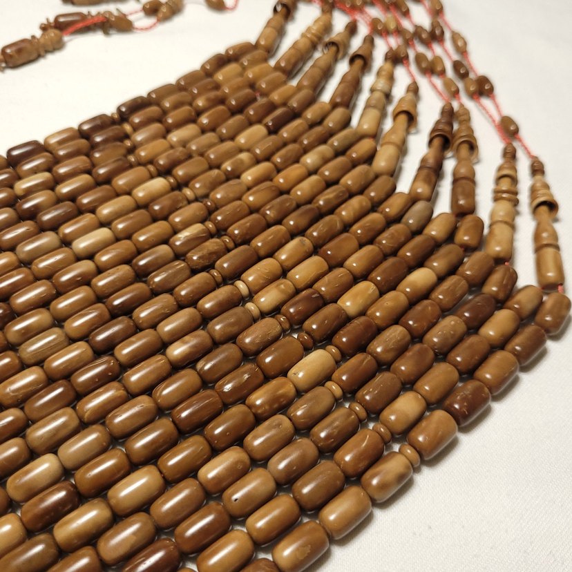 10 ADET USTA İŞİ KUKA TESBİH KAPSÜL 7x11 MM. - Görsel 2