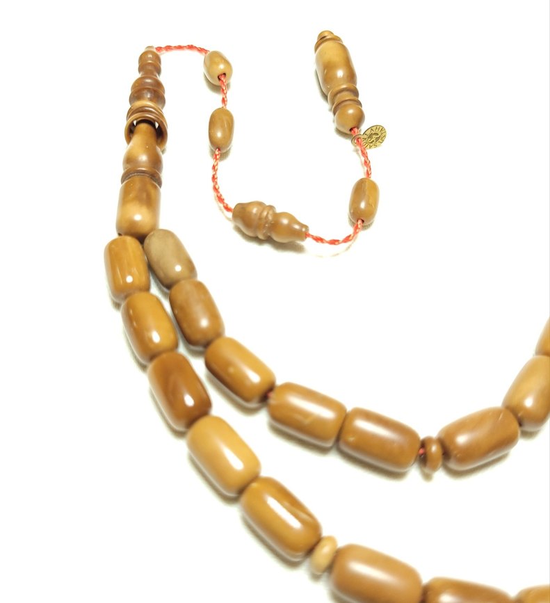 10 ADET USTA İŞİ KUKA TESBİH KAPSÜL 7x11 MM. - Görsel 5