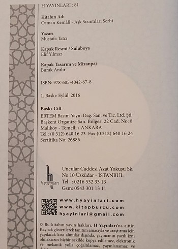 OSMAN KEMALİ EFENDİ. AŞK SIZINTILARI - Görsel 2