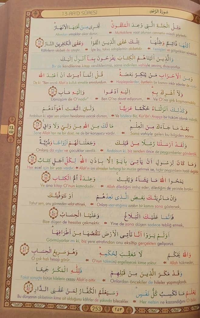 RENKLİ KELİME MEALLİ KURANI KERİM - Görsel 5