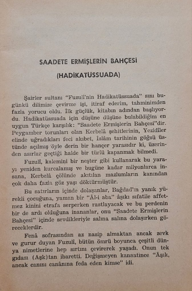 SAADETE ERMİŞLERİN BAHÇESİ. FUZULİ. - Görsel 2