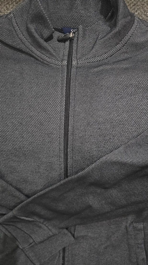 Süvari Marka Erkek Gri Fermuarlı Dik Yaka Ceket - Görsel 2