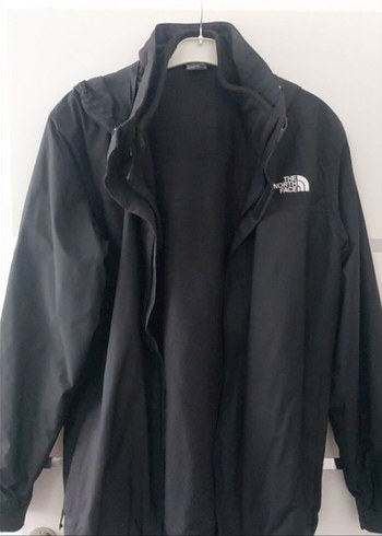 North Face Orijinal Erkek Siyah Rahat Kesim Fermuarlı Mont - Görsel 2