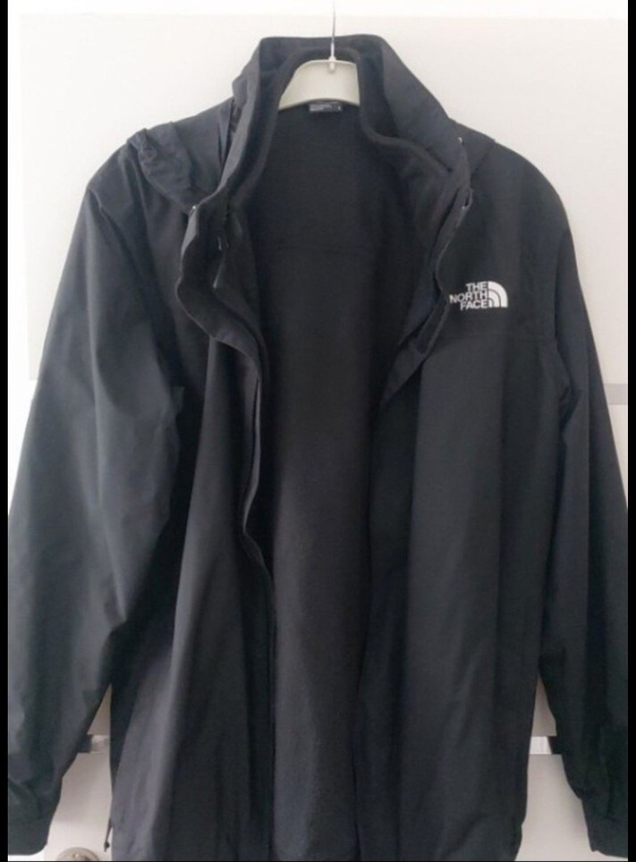 North Face Orijinal Erkek Siyah Rahat Kesim Fermuarlı Mont - Görsel 2