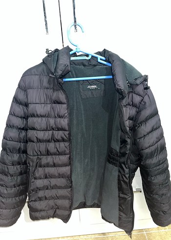 Siyah Fermuarlı erkek Kışlık Mont - Görsel 3