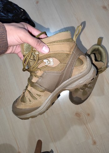 Saloman Marka Bej Kamuflaj Desenli Bağcıklı Erkek Outdoor Bot - Görsel 3