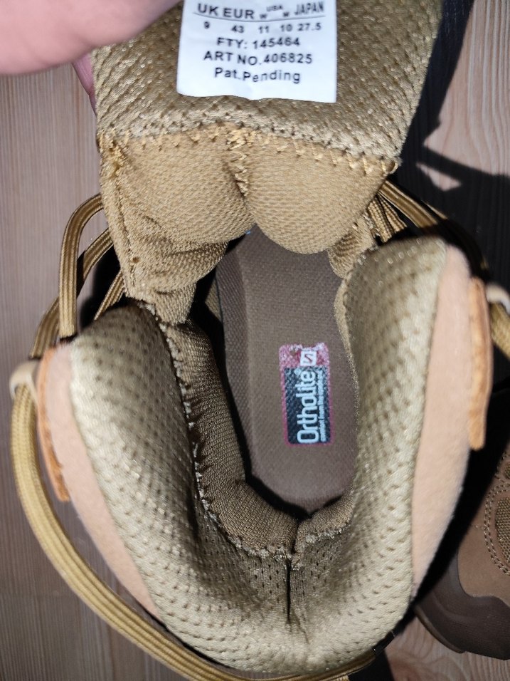 Saloman Marka Bej Kamuflaj Desenli Bağcıklı Erkek Outdoor Bot - Görsel 2