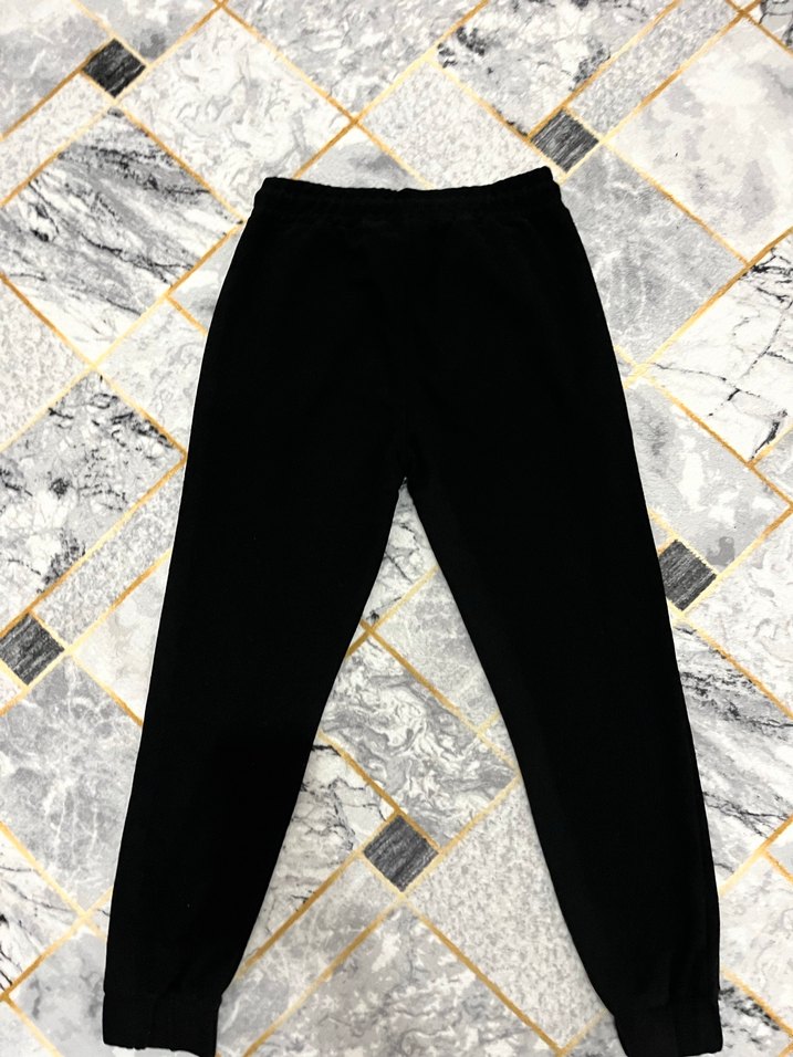 Siyah Fermuarlı Erkek Spor Eşofman Altı - Görsel 3