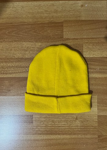 Kadın Sarı Örgü Bere - Görsel 2