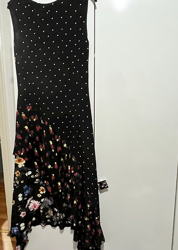 Çiçek Desenli Uzun Bohem Elbise - Görsel 2