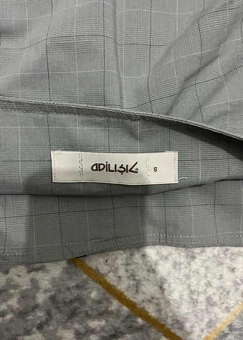 Gri Kareli Midi Kadın Etek - Görsel 3