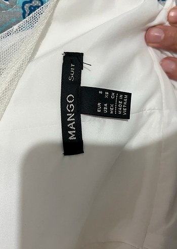 Beyaz Straplez Midi Kalem Elbise - Görsel 4