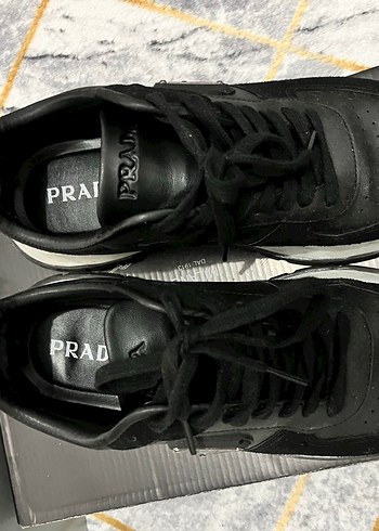 Prada Siyah Erkek Spor Ayakkabı - Görsel 2