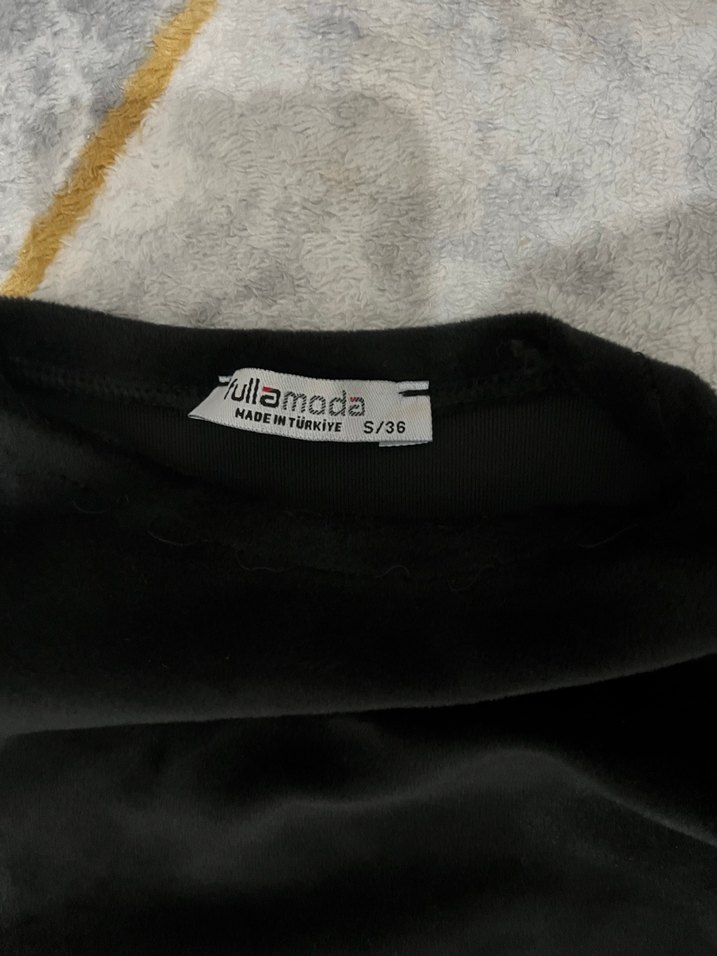 Siyah V Yakalı Drapeli Kadın Midi Kalem Elbise - Görsel 3