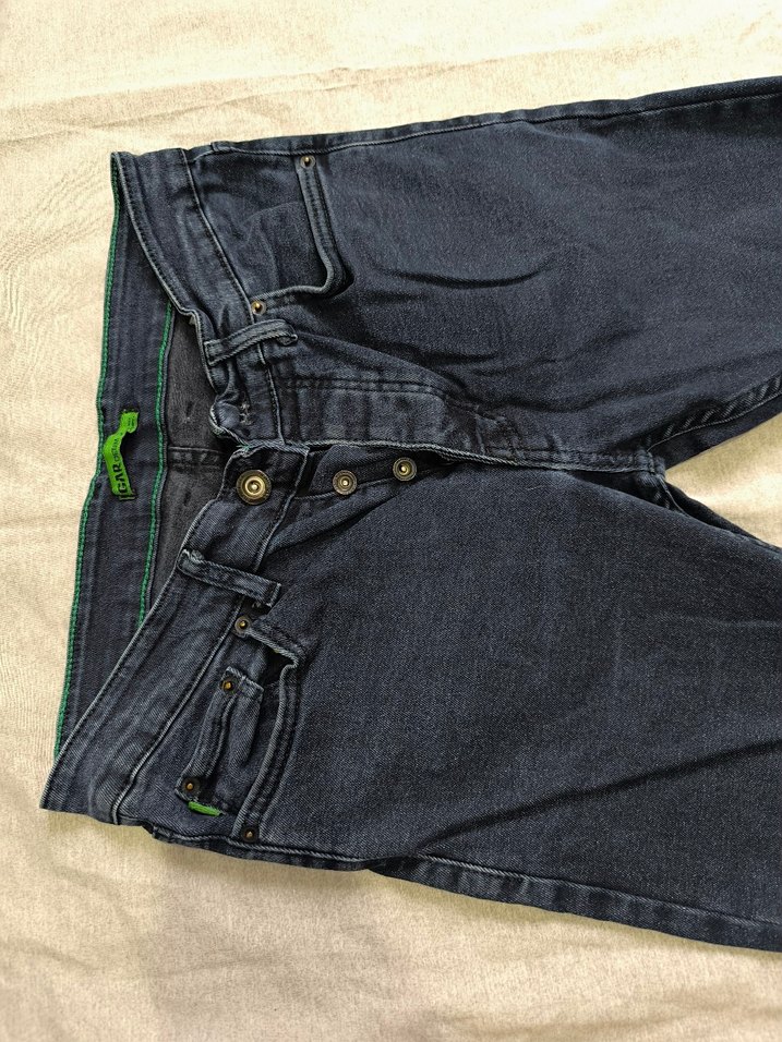 Erkek Siyah Denim Regular Fit Jean - Görsel 2