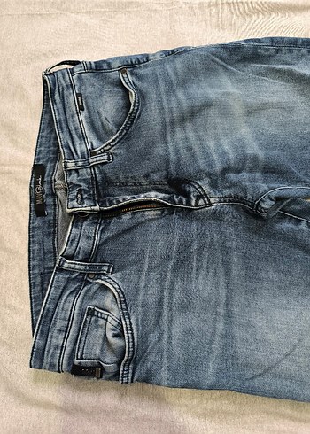 Gri Mavi erkek Skinny Denim Pantolon - Görsel 2