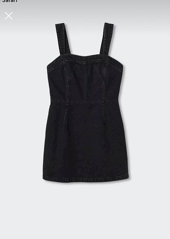 Mango Denim Mini Elbise - Görsel 5