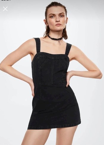 Mango Denim Mini Elbise - Görsel 2