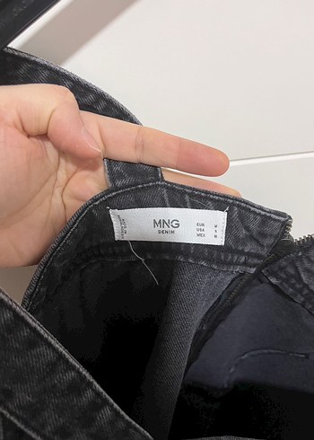 Mango Denim Mini Elbise - Görsel 7