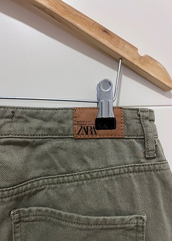 Zara  Haki Sloucy Jeans - Görsel 7