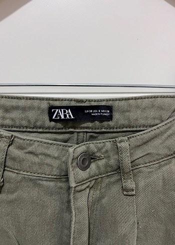 Zara  Haki Sloucy Jeans - Görsel 6