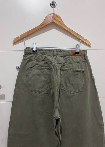 Zara  Haki Sloucy Jeans - Görsel 8