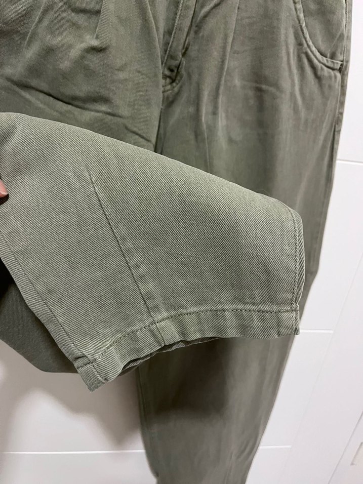 Zara  Haki Sloucy Jeans - Görsel 5