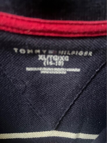 16-17 Yaş Beden Tommy Hilfiger Polo yaka t shirt
