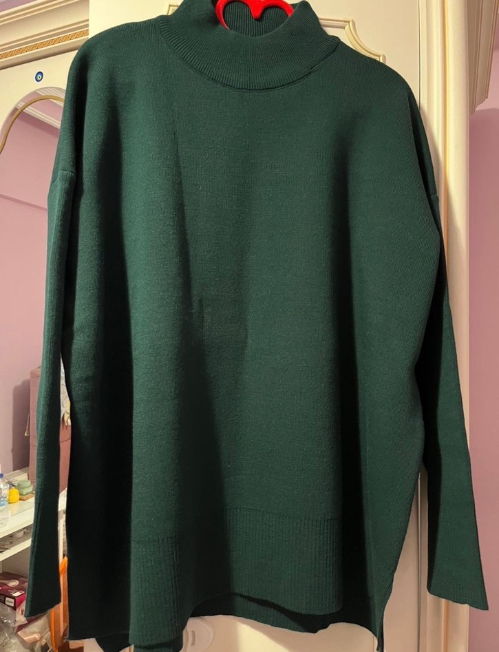 Touche dik yaka Triko Kazak - Görsel 3