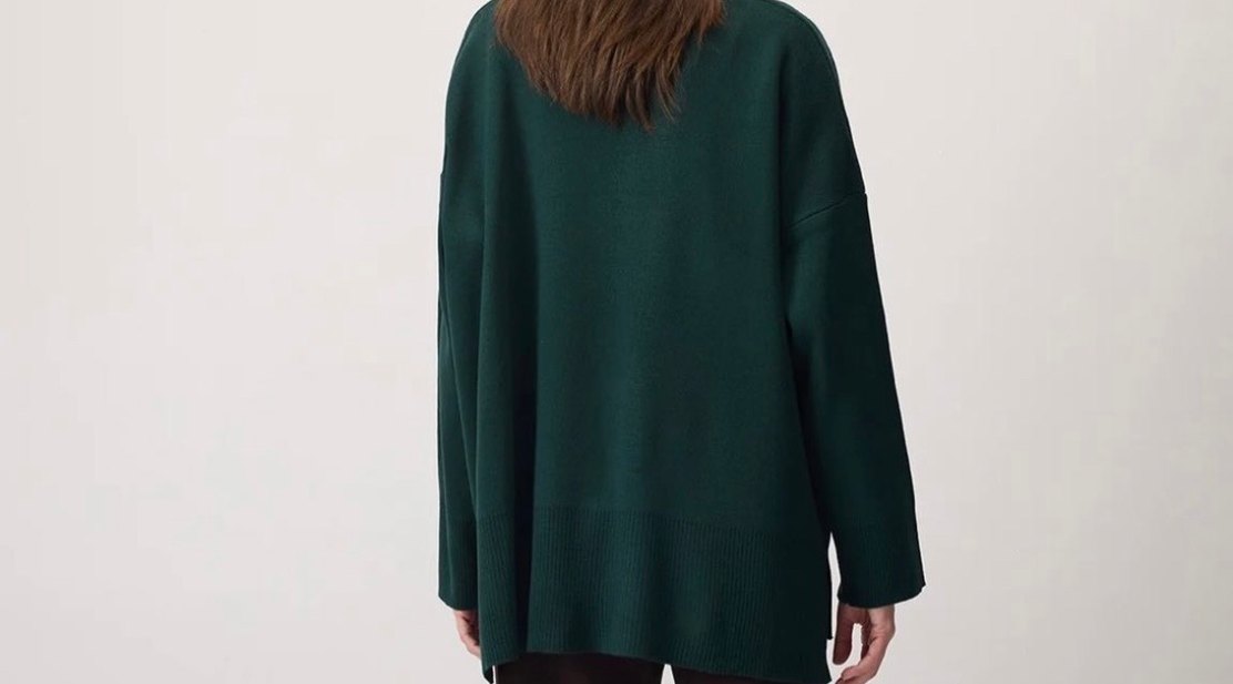 Touche dik yaka Triko Kazak - Görsel 4