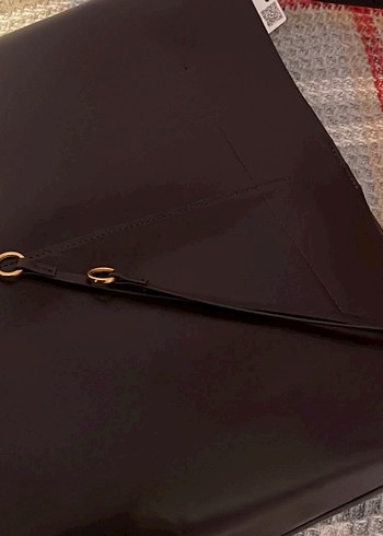 Mango parlak apreli çanta - Görsel 6