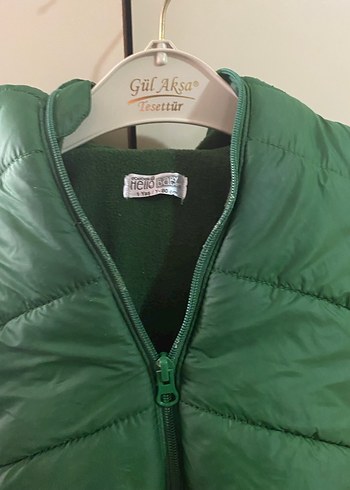 Koyu Yeşil Erkek Çocuk Kapüşonlu Mont - Görsel 2