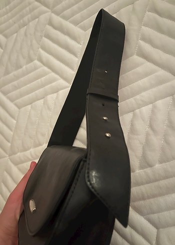 Deri Siyah Kadın Omuz Çantası - Görsel 2