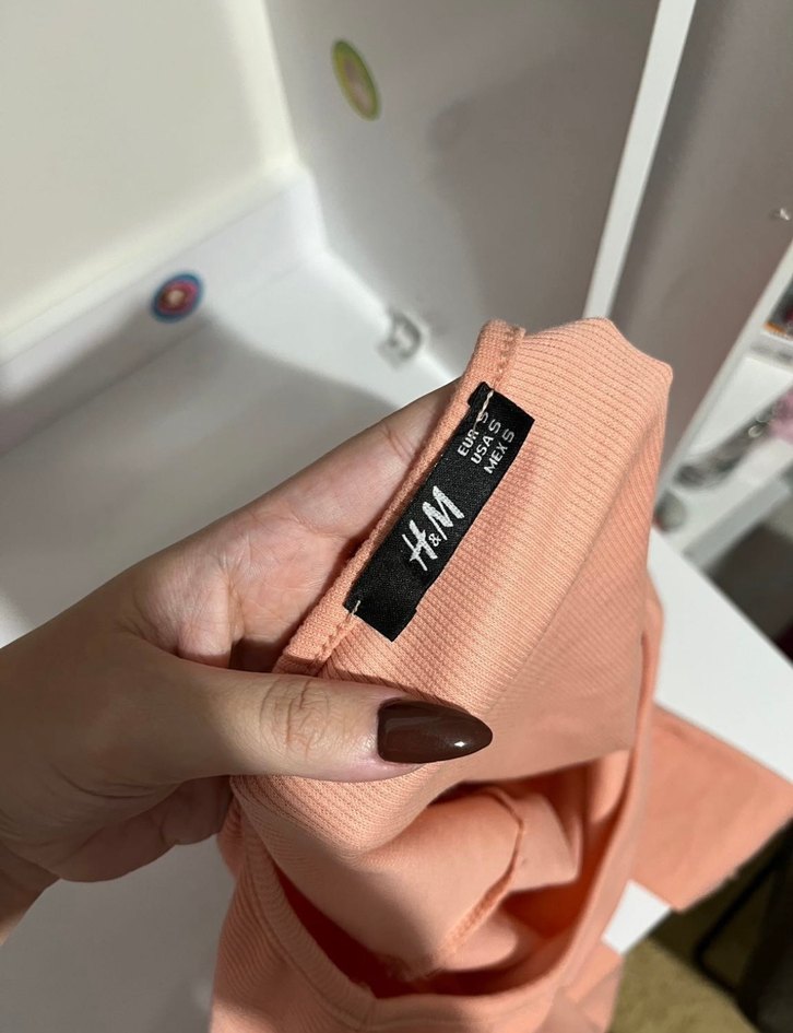 Pembe Crop Top - Görsel 3