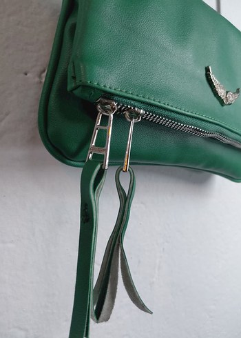 Zümrüt Yeşili Zincir Askılı Şık Omuz Çantası - Görsel 8