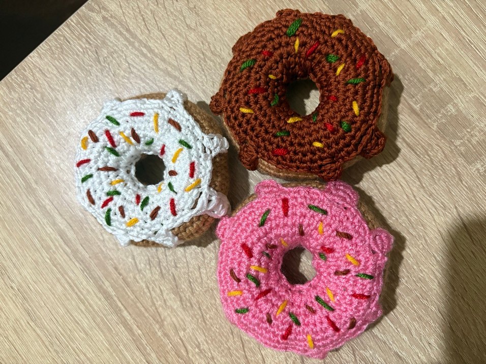 El Yapımı Örgü Donutler - Görsel 2