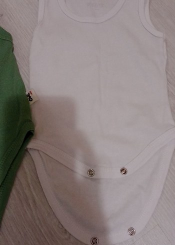 Bebek Erkek Kolsuz Pamuklu Body Seti - Görsel 3