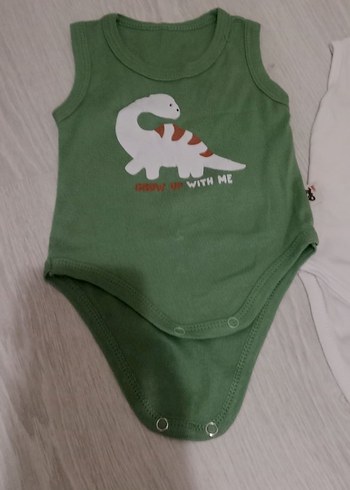 Bebek Erkek Kolsuz Pamuklu Body Seti - Görsel 2