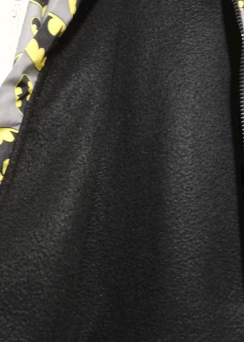 Kapüşonlu Baskılı Gri Erkek Çocuk Mont - Görsel 3