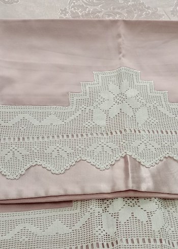 çift kişilik dantelli pike - Görsel 2