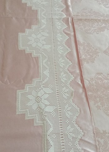 çift kişilik dantelli pike - Görsel 4