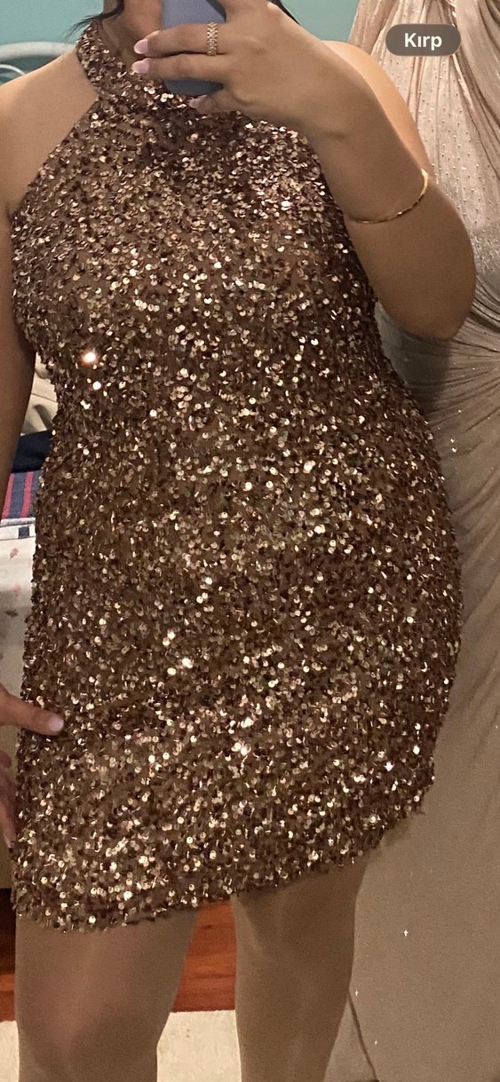 Altın Parlak Mini Straplez Elbise
abiye
gece elbisesi - Görsel 4