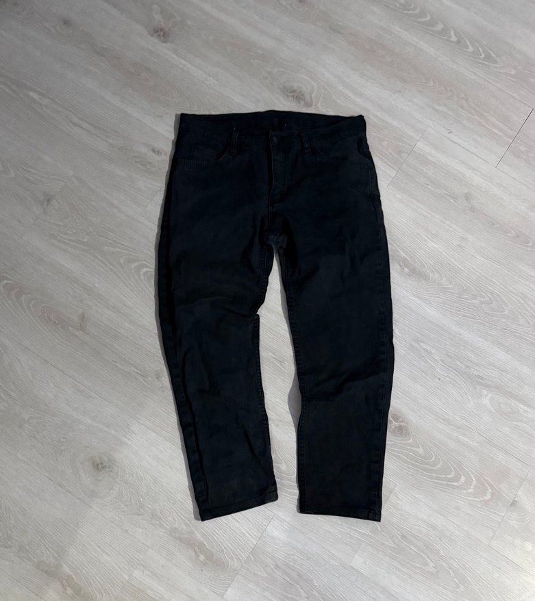 Siyah Regular Fit Erkek Denim Jean - Görsel 2