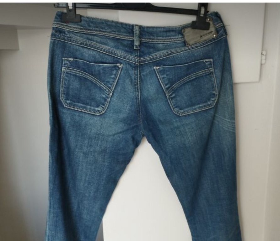 Kadın Mavi Baskılı Düğmeli orjinal Diesel Jean — görsel 3/6