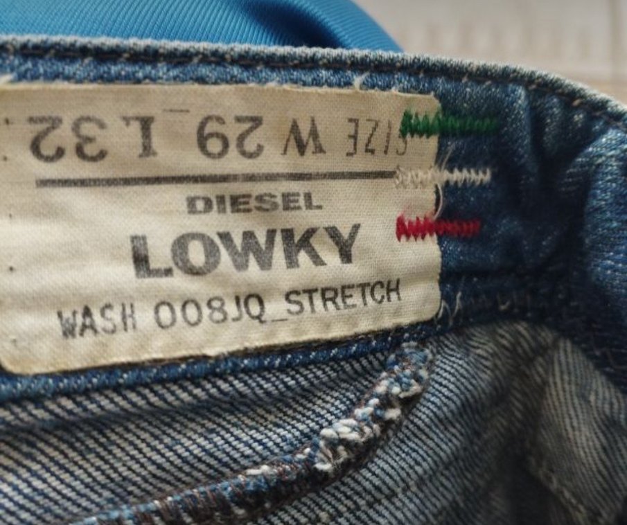 Kadın Mavi Baskılı Düğmeli orjinal Diesel Jean — görsel 5/6